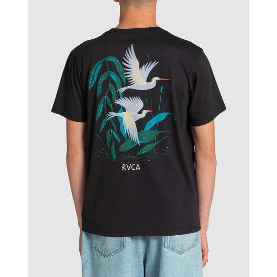RVCA Ανδρική κοντομάνικη μπλούζα Andrea Wan Storks - Organic T-Shirt For Men
